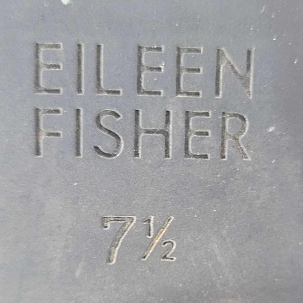 EILEEN FISHER EDDY LACE UP PLATFORM TWEED HERRINGBONE OXFORD LOAFER SHOE 7.5 A11 - Picture 8 of 13